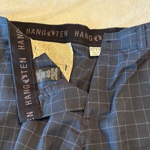 Hang Ten Navy Checkered Shorts